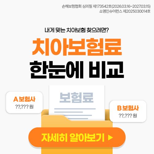 치아보험 안내 — 쇼엠인슈어런스