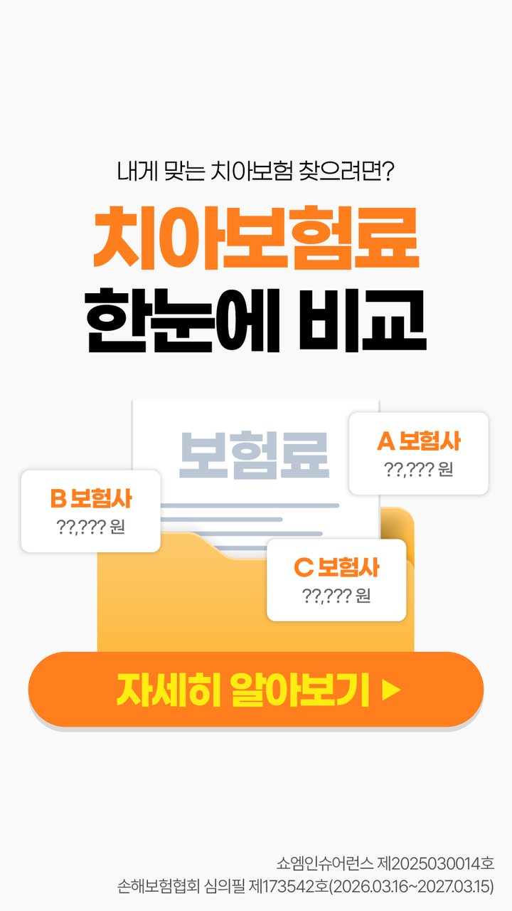 치아보험 안내 — 쇼엠인슈어런스
