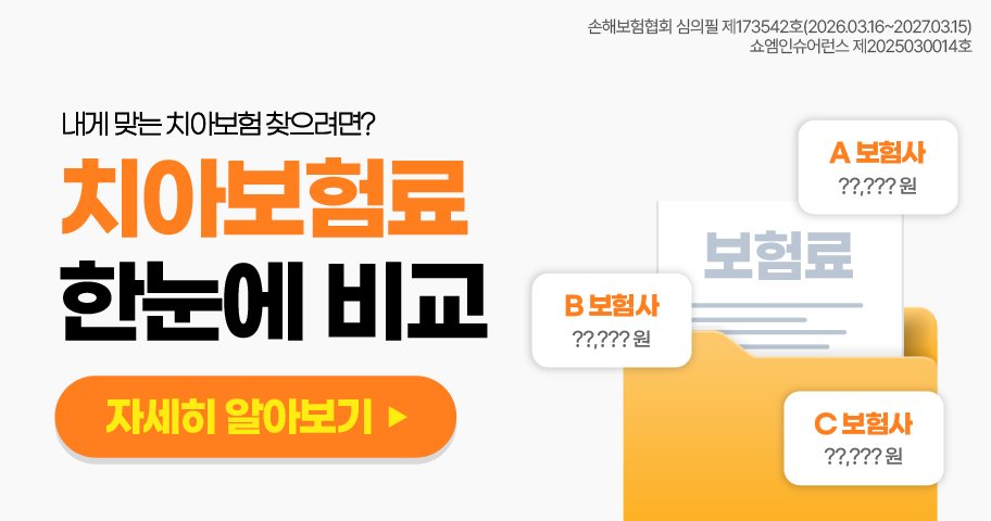 치아보험 안내 — 쇼엠인슈어런스