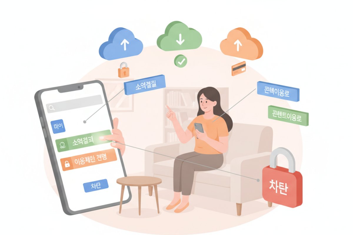 이동통신 3사 및 알뜰폰 앱을 통한 비대면 차단 경로