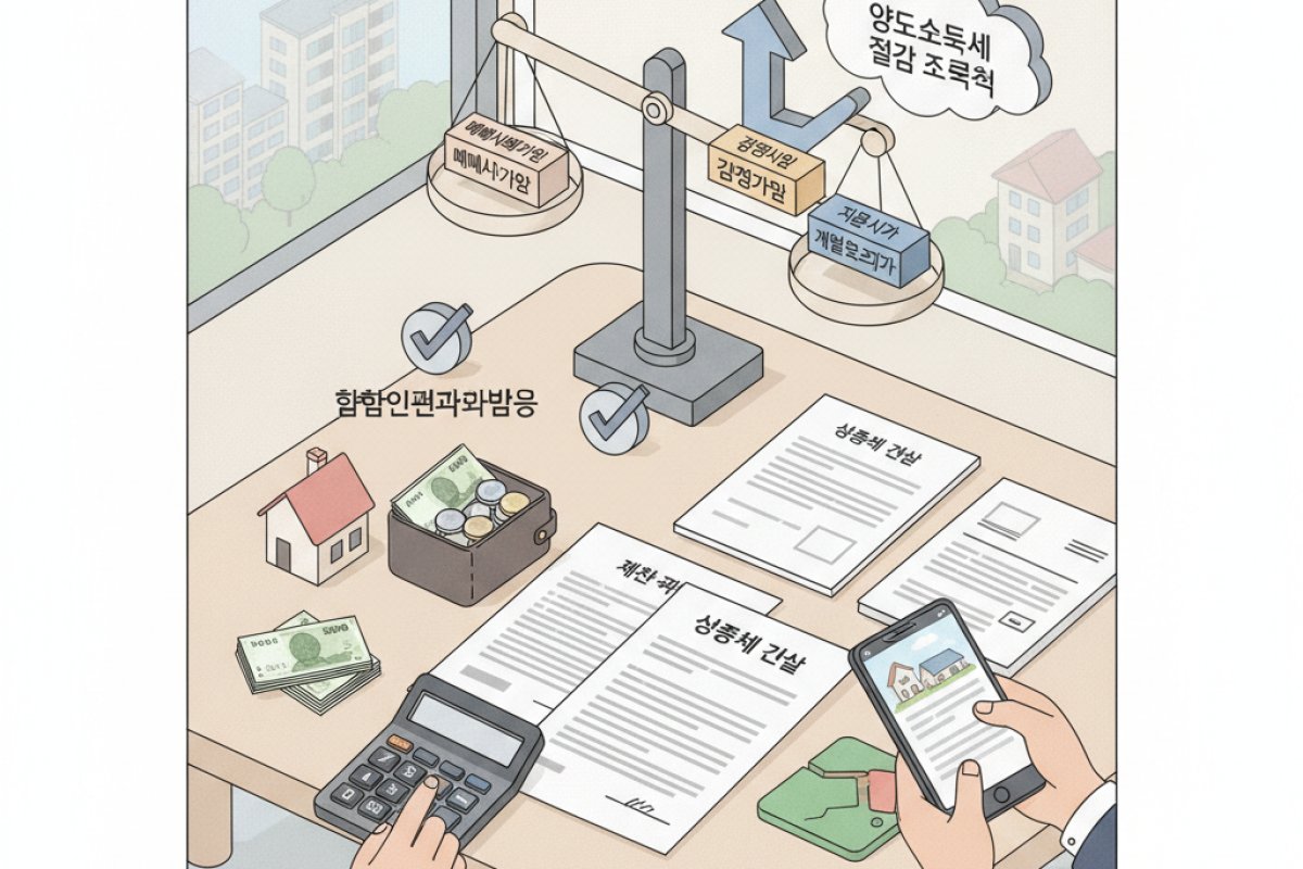상속재산 평가 방법과 추후 양도소득세를 감안한 시가 전략