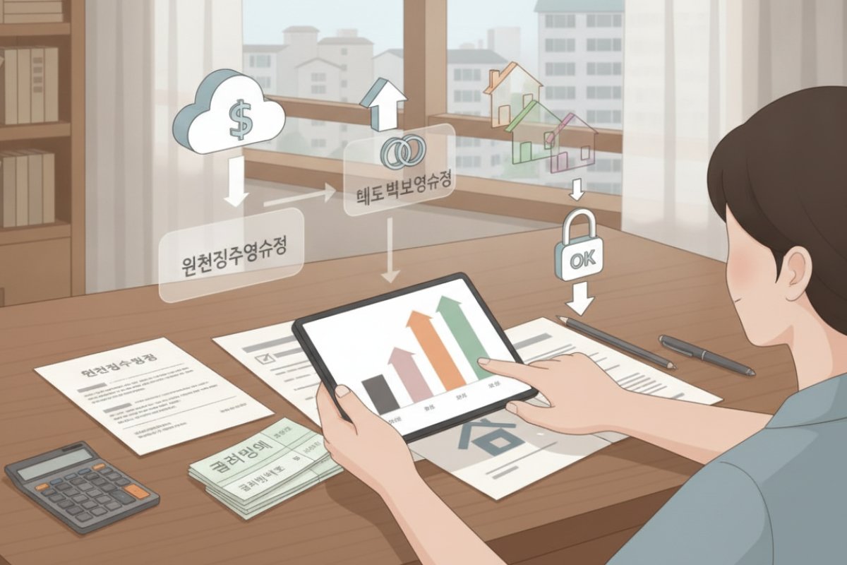 부부합산 소득과 순자산 심사의 구체적 산정 방식