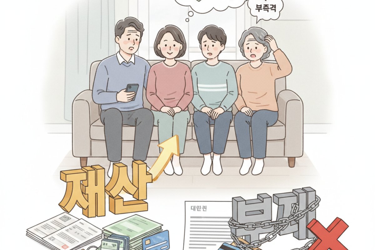 재산 합산 기준과 부채 미반영의 함정