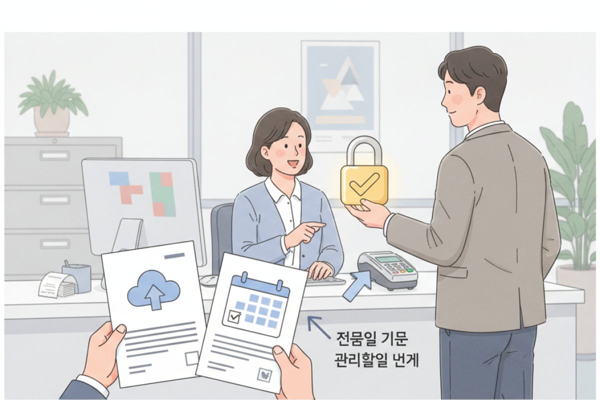 잔금일 현장 관리사무소 정산 및 영수증 인계 실무 절차