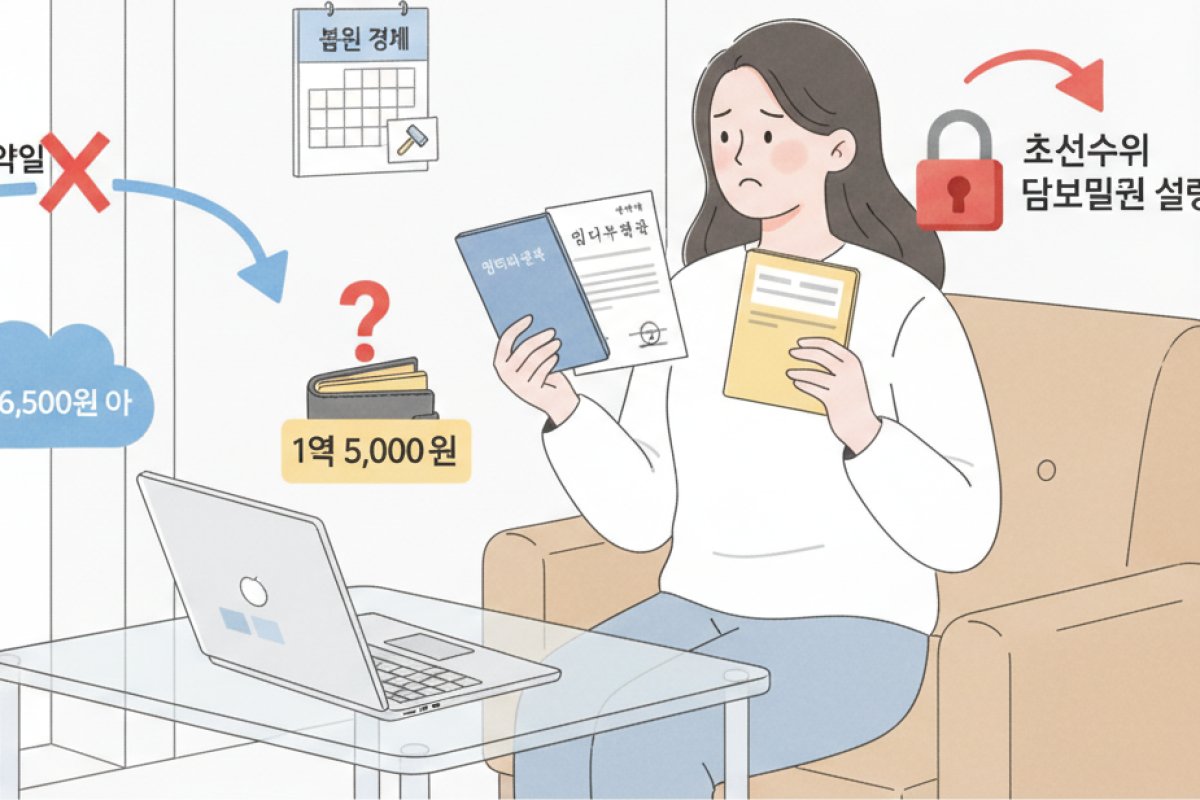 내 계약일이 아니다! 등기부등본상 '최선순위 담보물권 설정일'을 찾아야 하는 이유