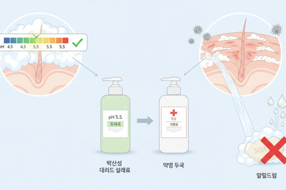 두피 장벽을 지키는 약산성 샴푸와 약용 샴푸의 안전한 교차 사용법