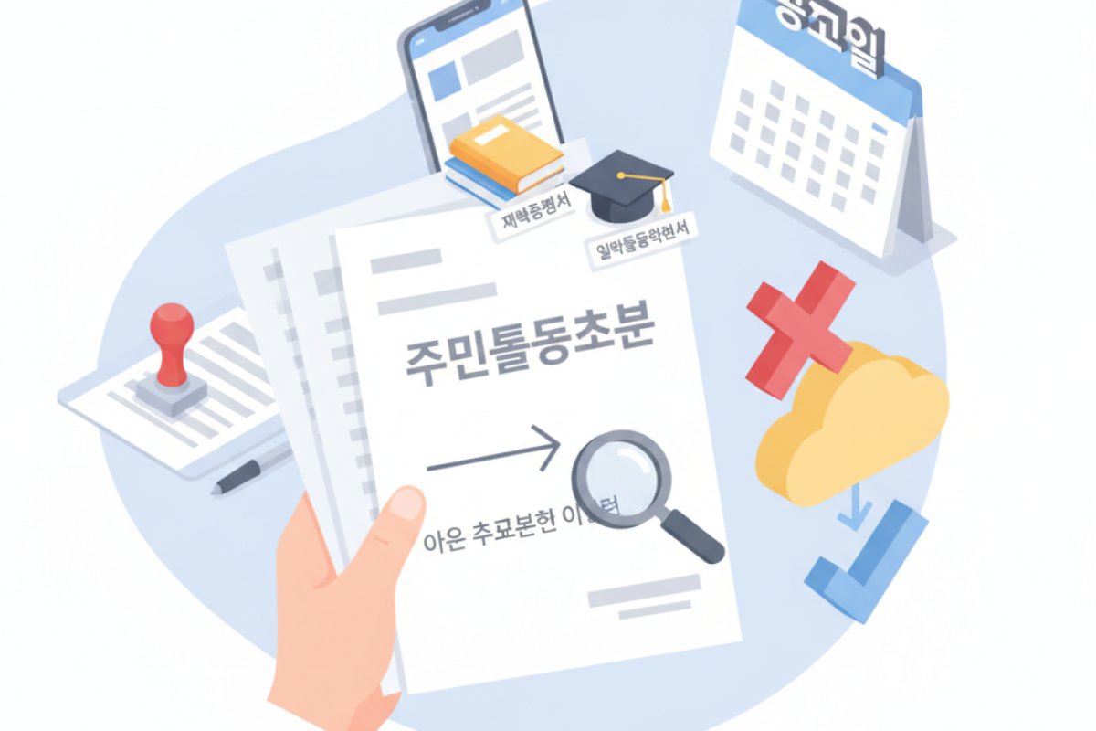 반드시 갖춰야 할 필수 제출 서류 목록과 발급 주의사항