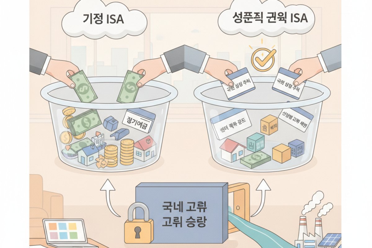 생산적 금융 ISA 도입 취지와 일반 계좌 대비 구조적 차이