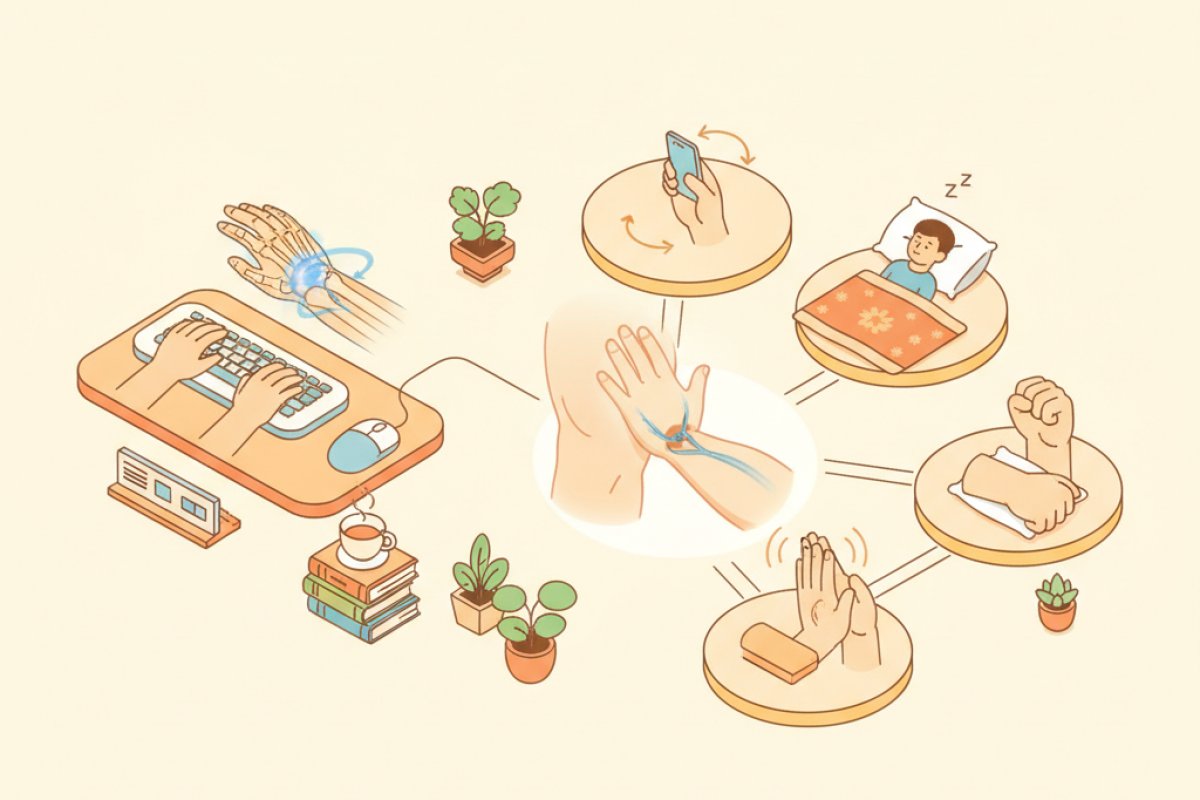 손목터널증후군의 발생 원인과 초기 자가 진단법