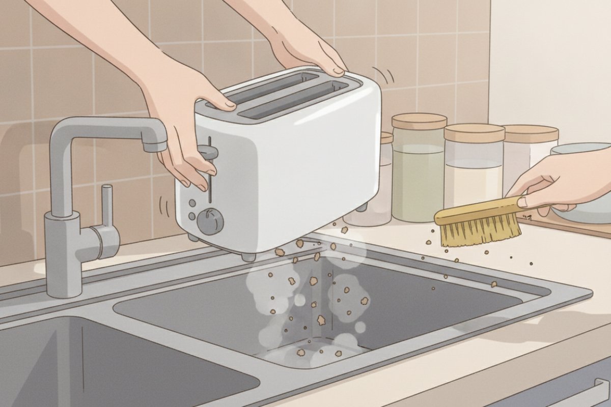 상하 반전 타작과 내부 틈새 마른 브러싱 요령