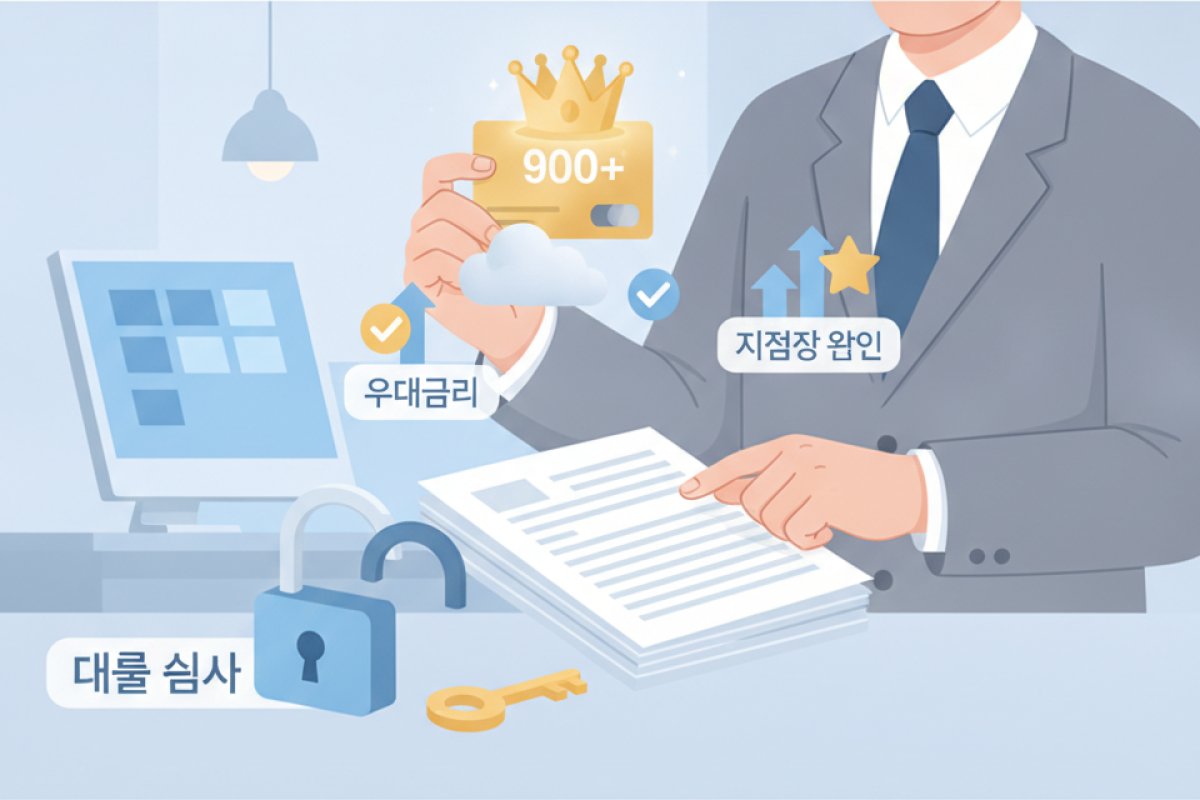 1. 900점이 대출 실행 현장에서 발휘하는 실질적 혜택