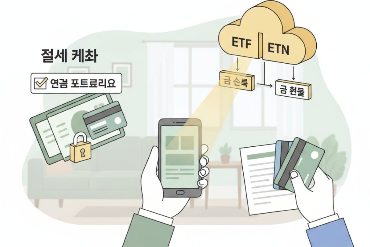 금 ETF·ETN 및 절세 계좌 연계: 글로벌 시세 추종과 연금 포트폴리오 최적화