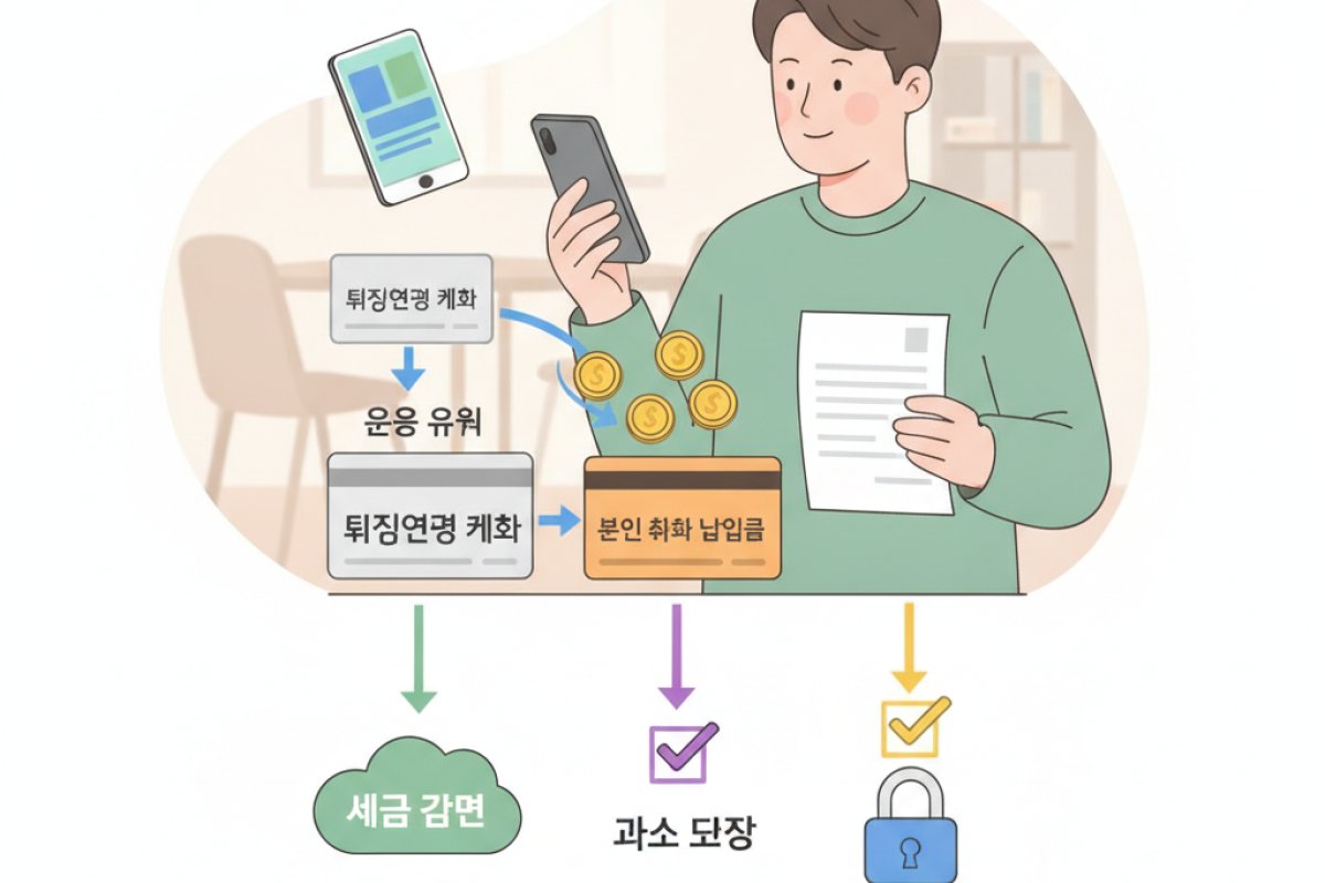 사적연금 연간 1,500만 원 기준과 인출 순서 관리