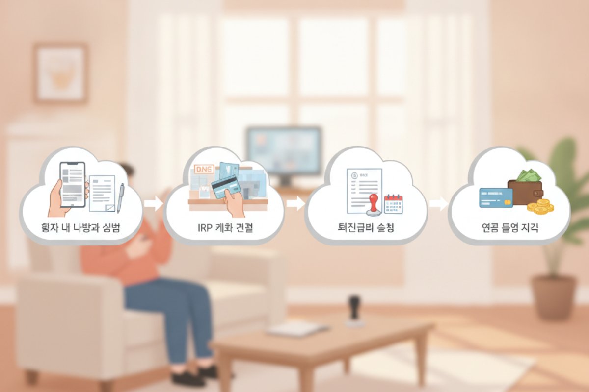 퇴직연금 수령을 위한 4단계 행정 절차