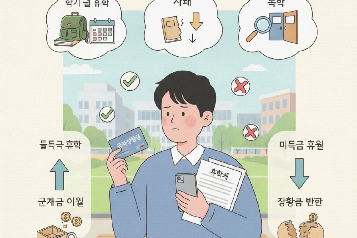 학적 변동(휴학·복학·자퇴) 시 국가장학금 처리 유의사항