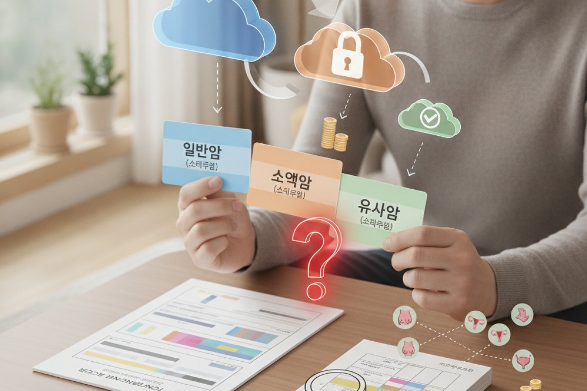 일반암·소액암·유사암 분류 체계와 질병분류코드 대조법