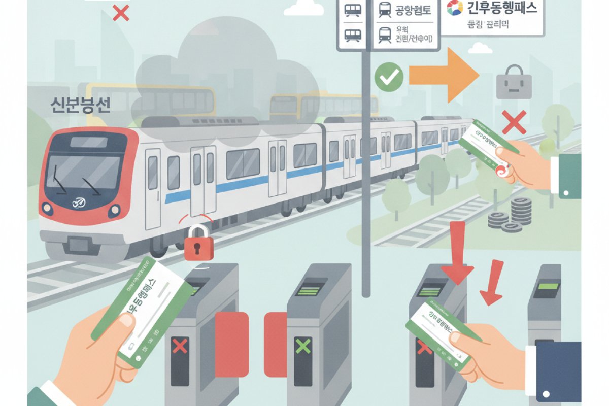 신분당선·광역버스 제외 등 자주 겪는 감산 오류와 페널티 방지