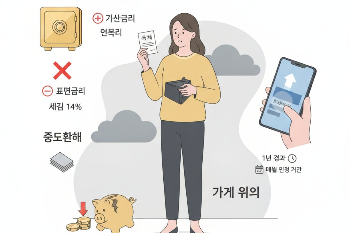 중도환매 신청 요건과 원금 보존 시 감수해야 할 손실 요소