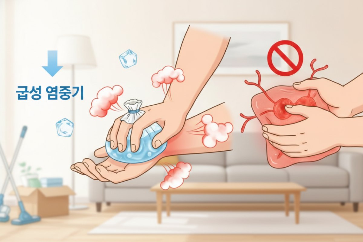 냉찜질일까 온찜질일까? 염증 단계별 대처 기준