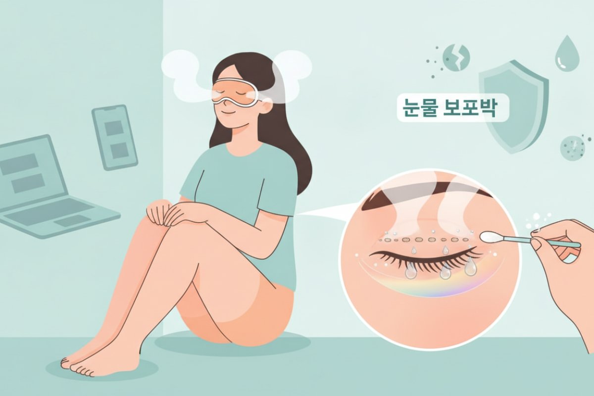 증발성 건조증을 잡는 눈물샘·마이봄샘 온찜질과 눈꺼풀 청결 루틴