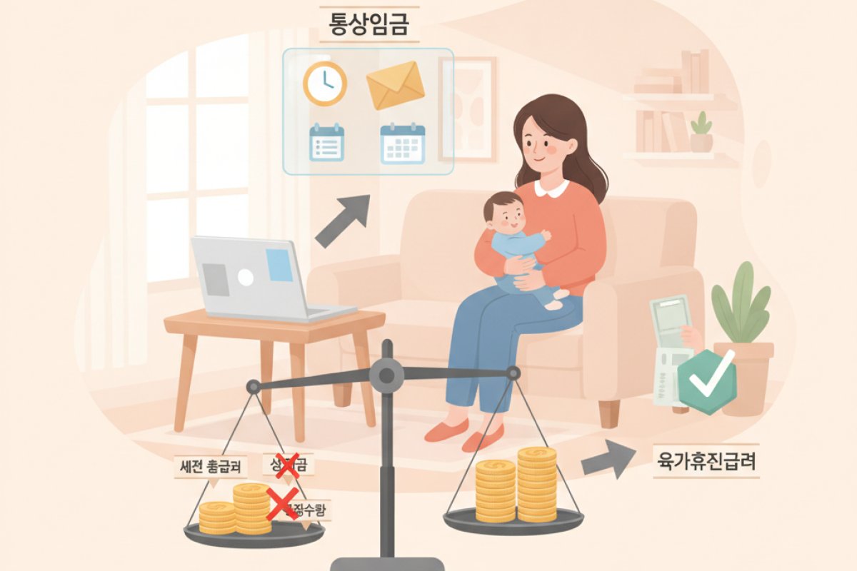 통상임금 기준 급여 지급률과 상·하한액 및 사후지급금 구조