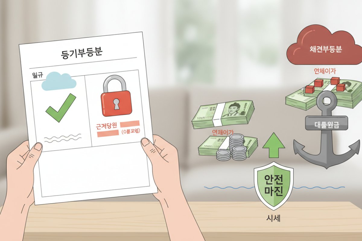 을구와 숨은 빚: 근저당 채권최고액과 안전 마진 계산법