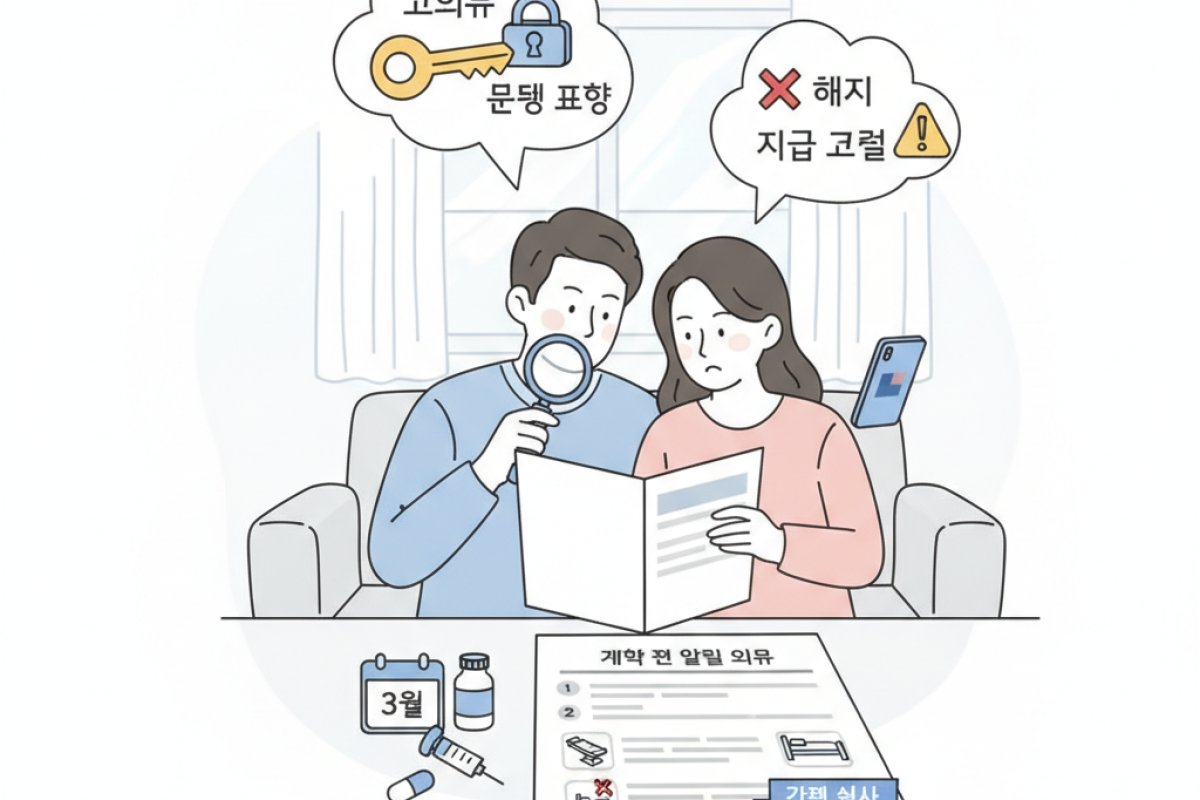 가입 시 분쟁을 예방하는 계약 전 알릴 의무와 유병자 간편심사 기준