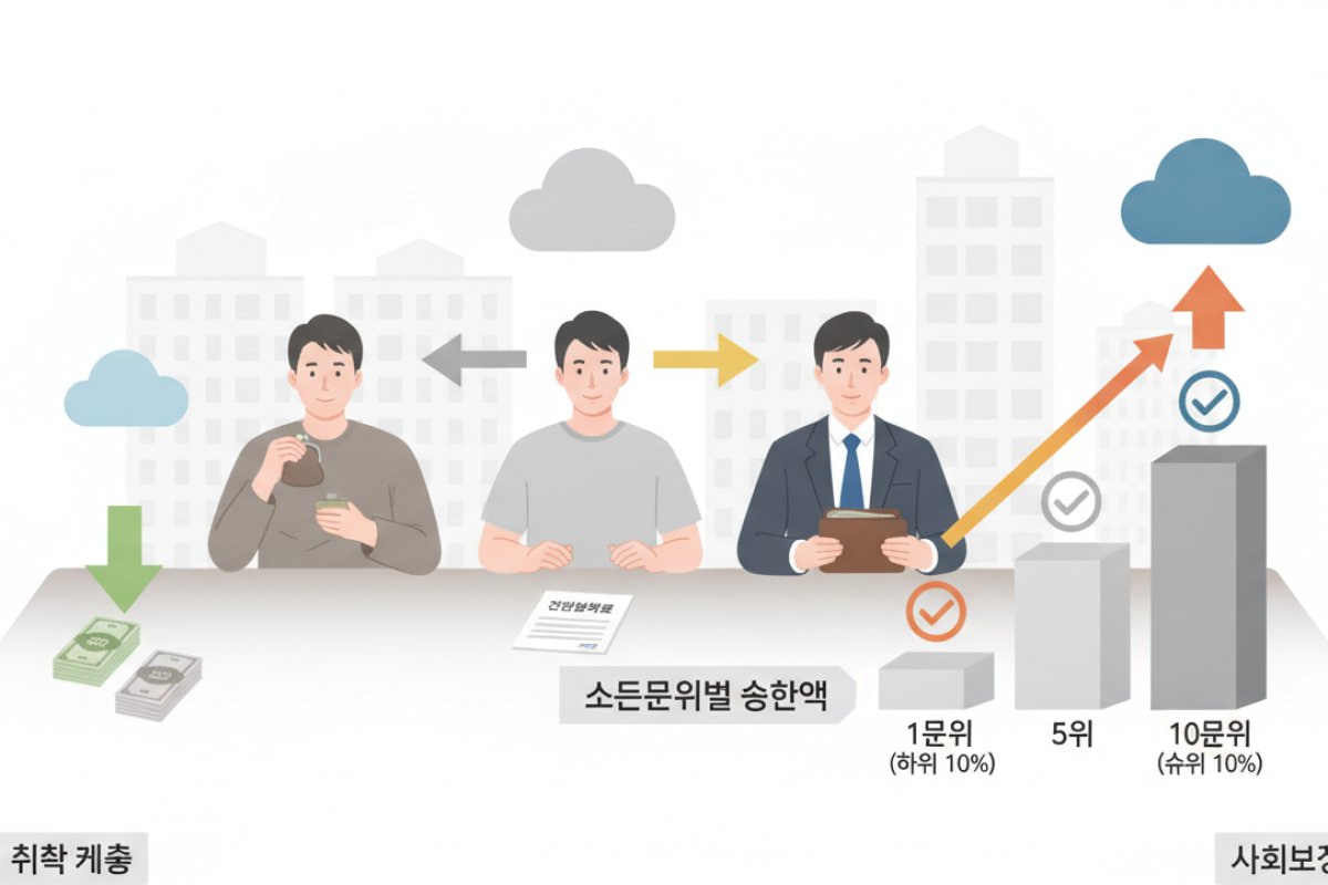 소득분위별 상한액 책정 원리와 내 환급금 계산 구조