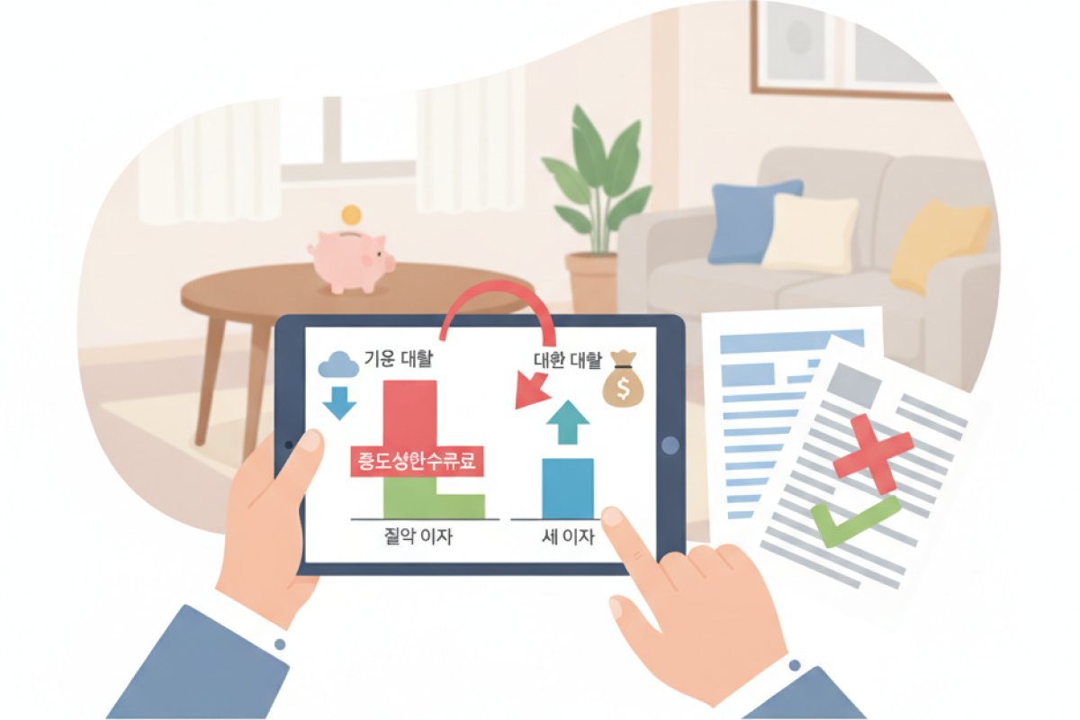 갈아타기 손익분기점을 결정하는 중도상환수수료 계산법