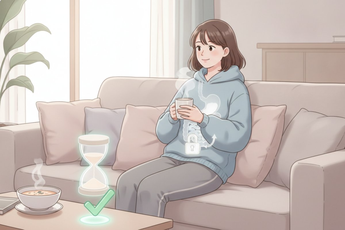 식후 하부식도괄약근을 지키는 2~3시간의 상체 유지 원칙