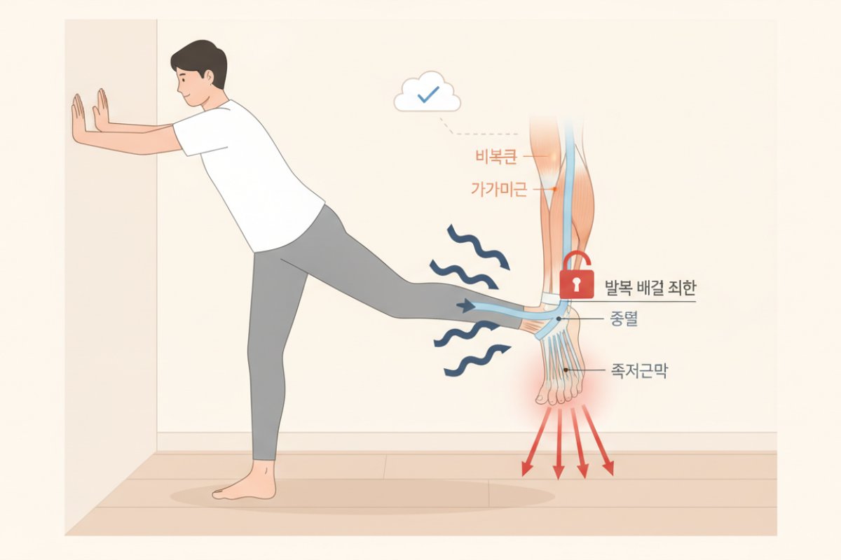 근막 긴장을 근본적으로 낮추는 종아리와 아킬레스건 연계 이완법