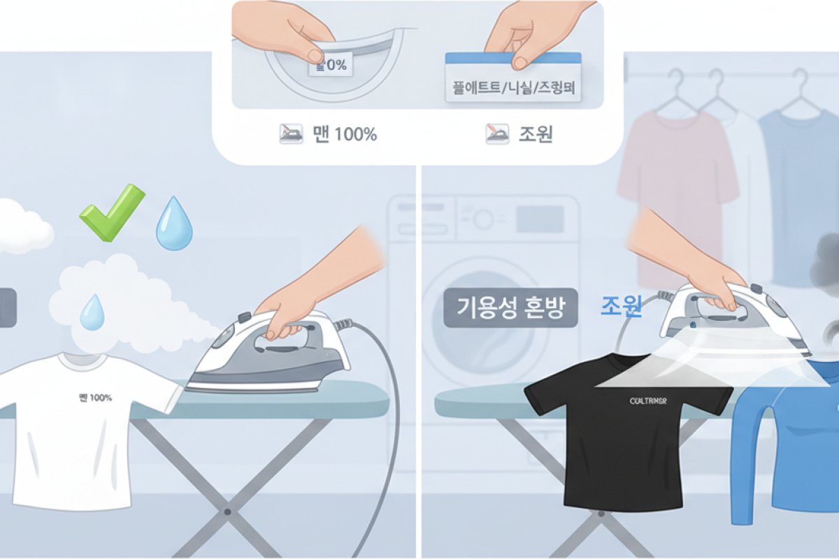 순면부터 기능성 혼방까지 소재별 주의점