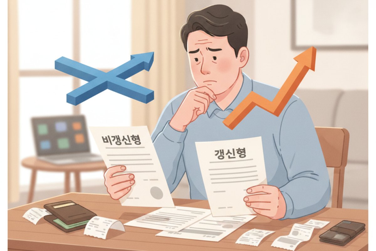 납입 구조의 갈림길: 갱신형과 비갱신형의 현실적 득실