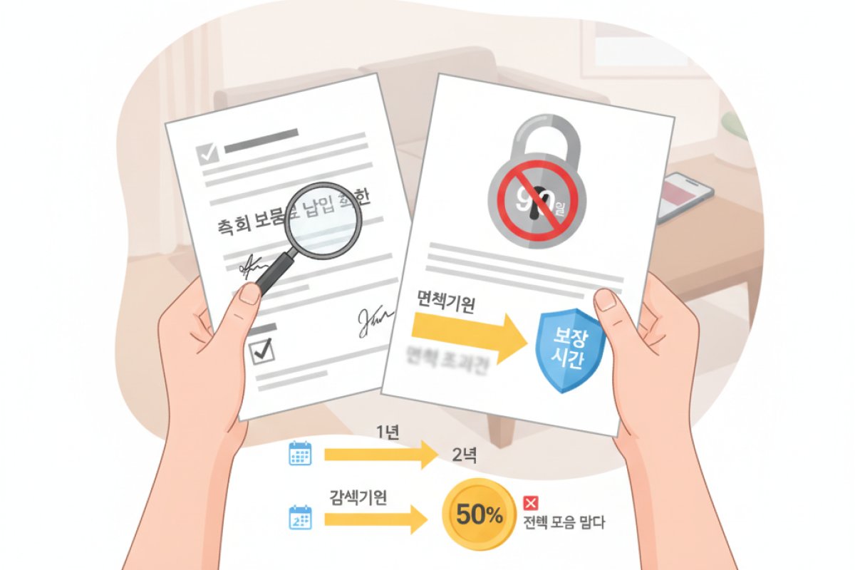 면책·감액기간 관리 및 계약 전 알릴 의무의 법적 무게