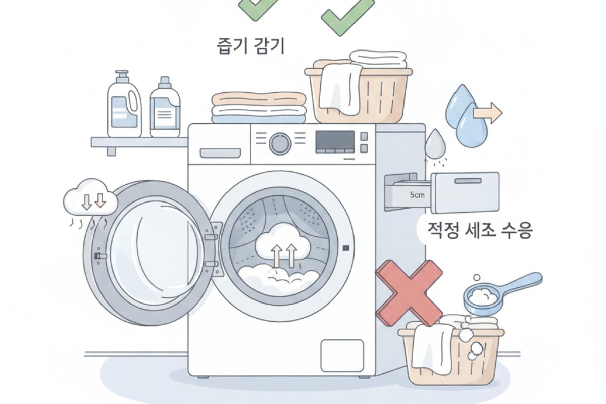 청소 효과를 유지하고 곰팡이 재발을 원천 차단하는 일상 관리 습관
