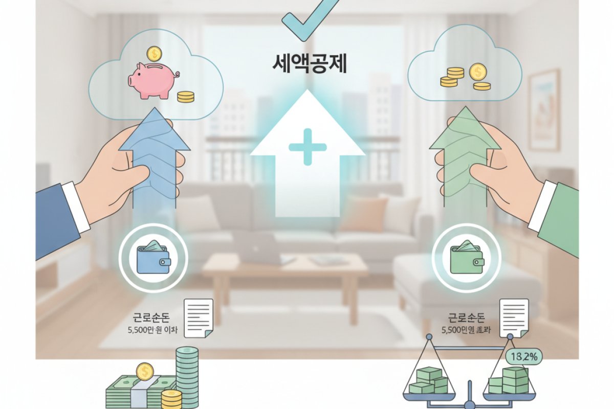 소득 구간에 따라 달라지는 세액공제율과 체감 환급액