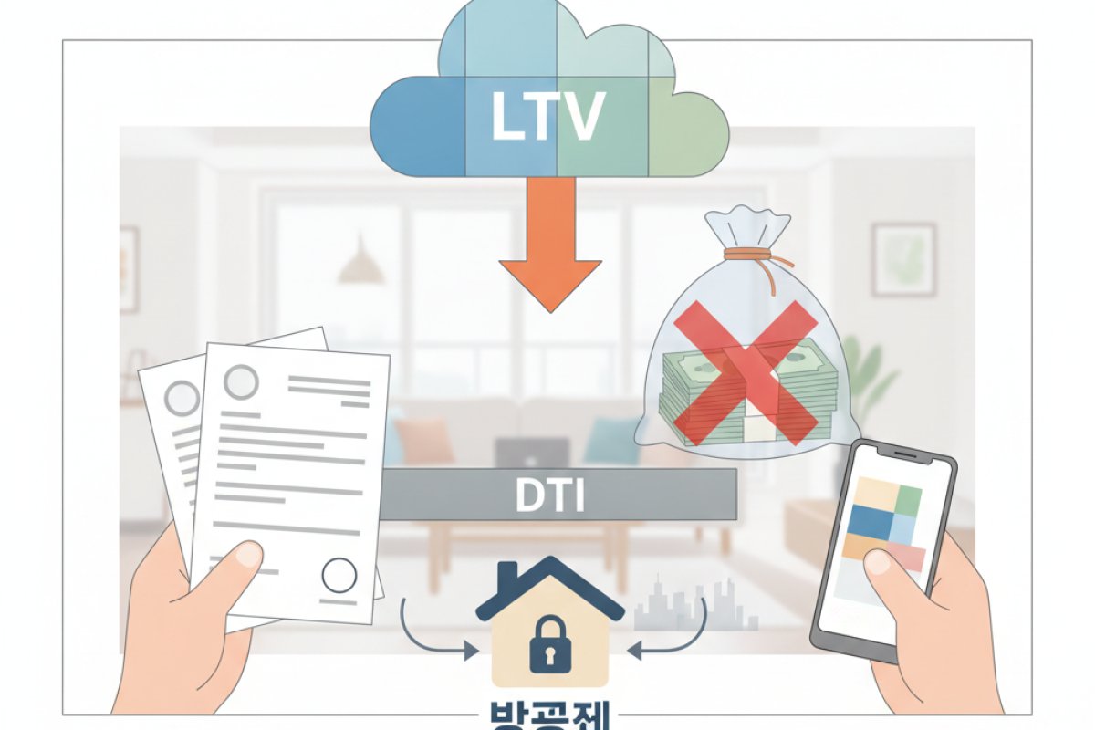 실질 수령액을 좌우하는 한도 계산: LTV·DTI와 방공제(MCG)의 실체