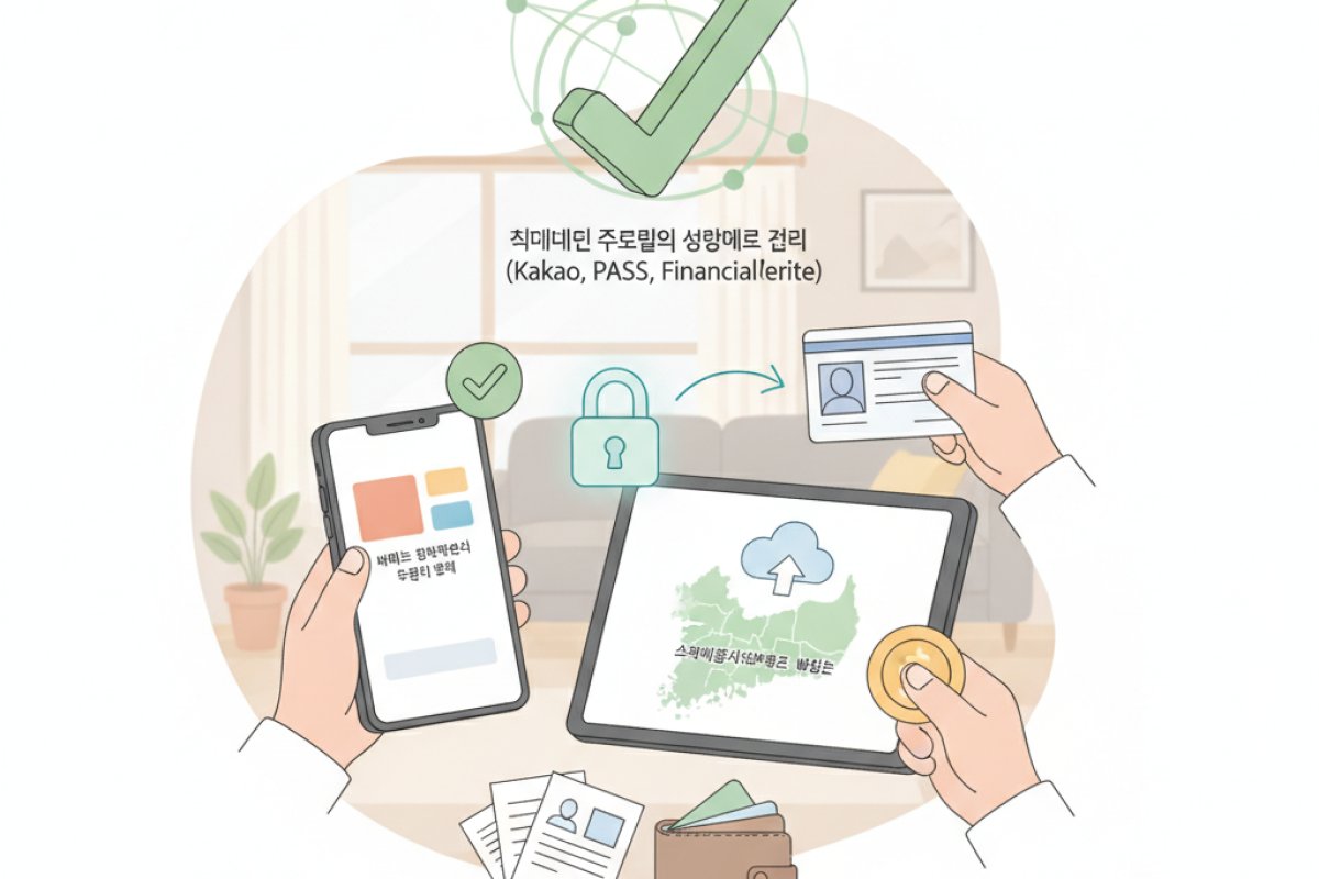 온라인 신청 절차: 본인인증 기반 비대면 접수 요령