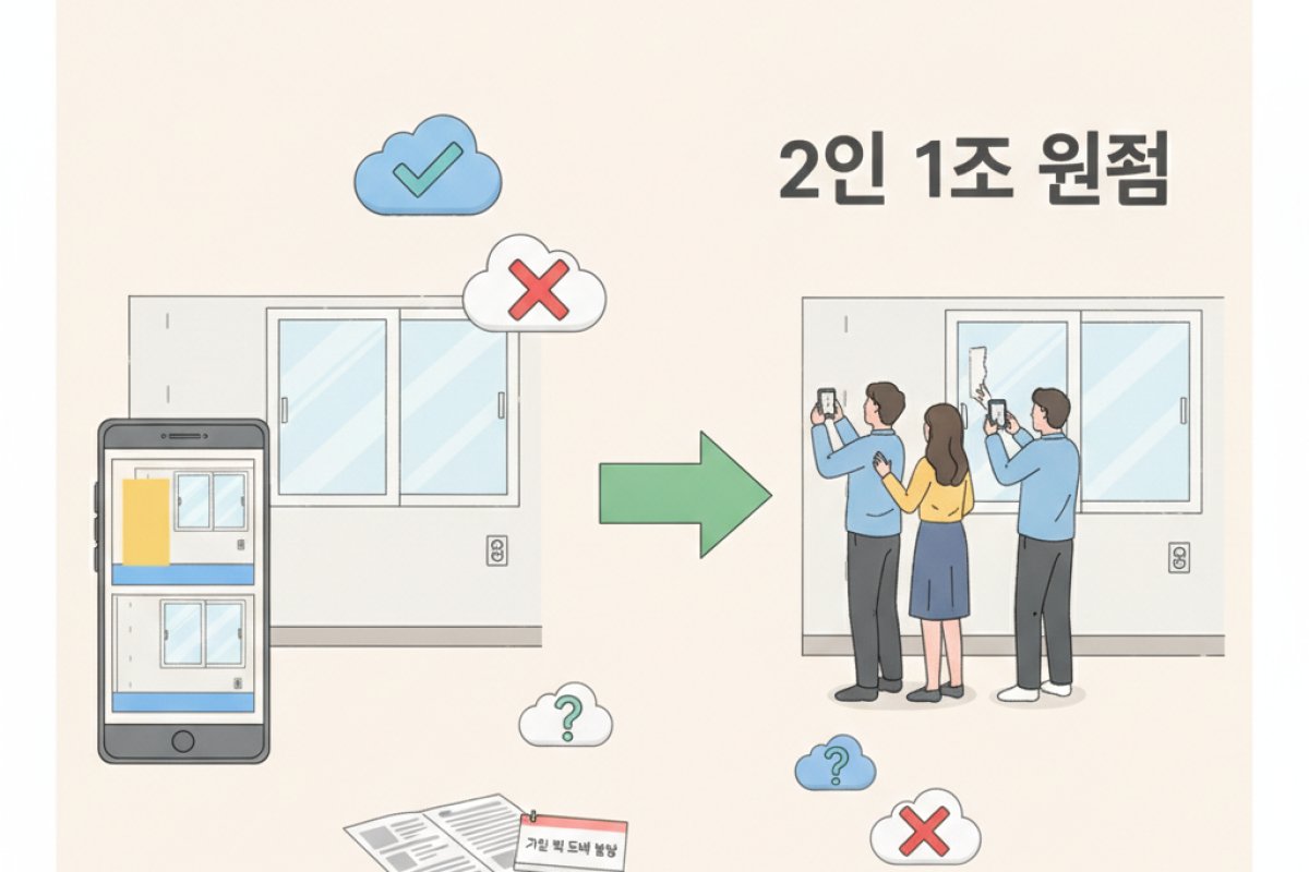 시공사 작업자가 바로 알아듣는 하자 사진 촬영 및 접수 전략