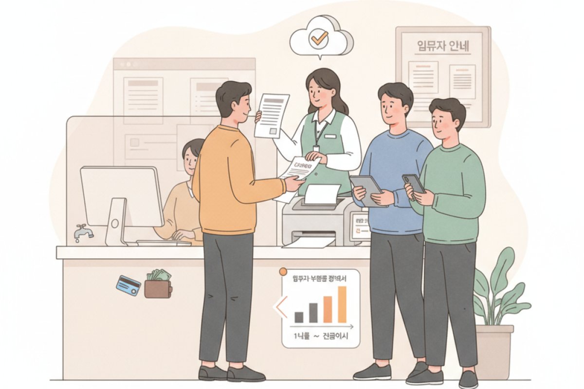 관리비 일할 계산과 공과금·예치금 정산 실무