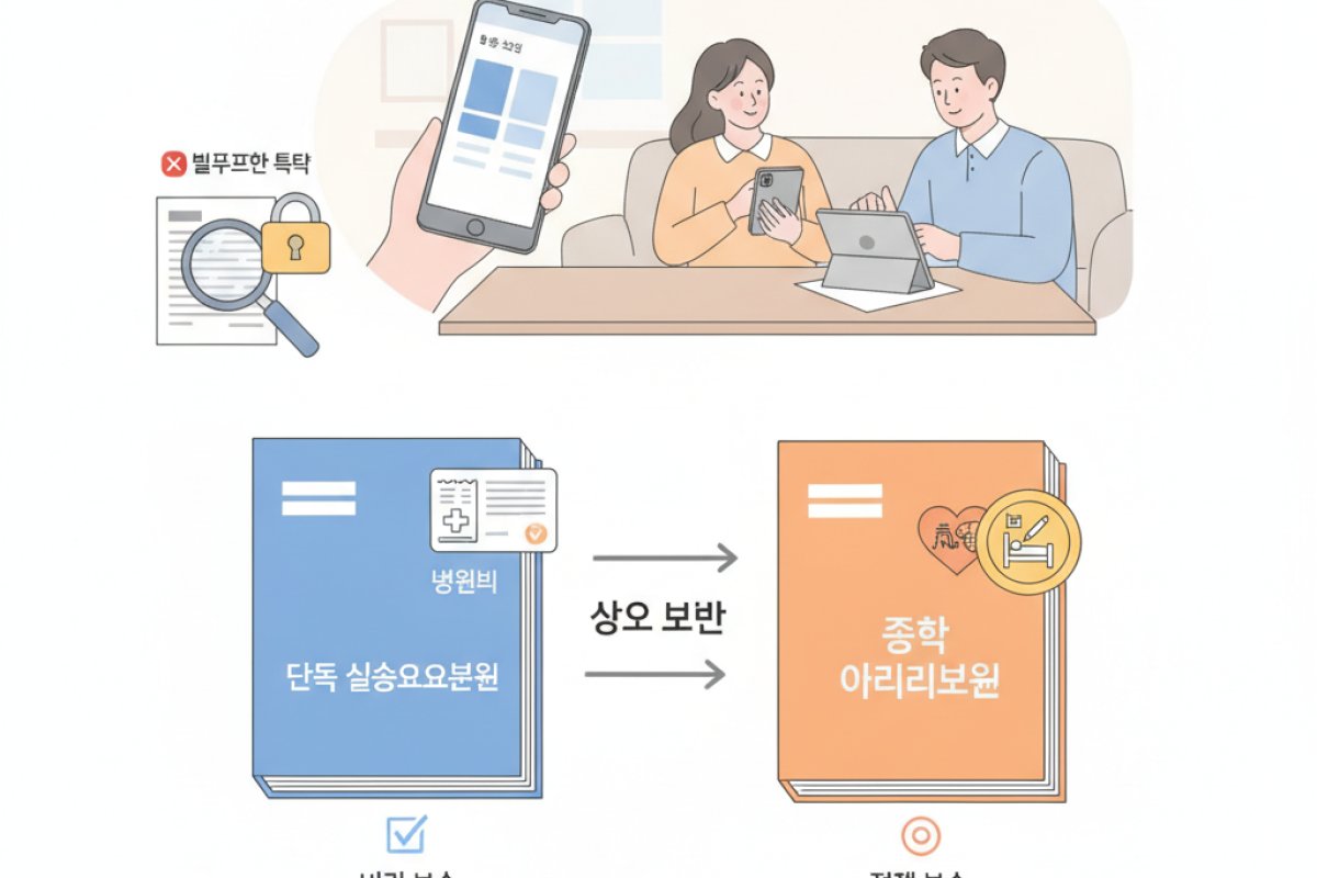 실손의료비와 종합보험의 분리 가입 및 중복 방지 원칙