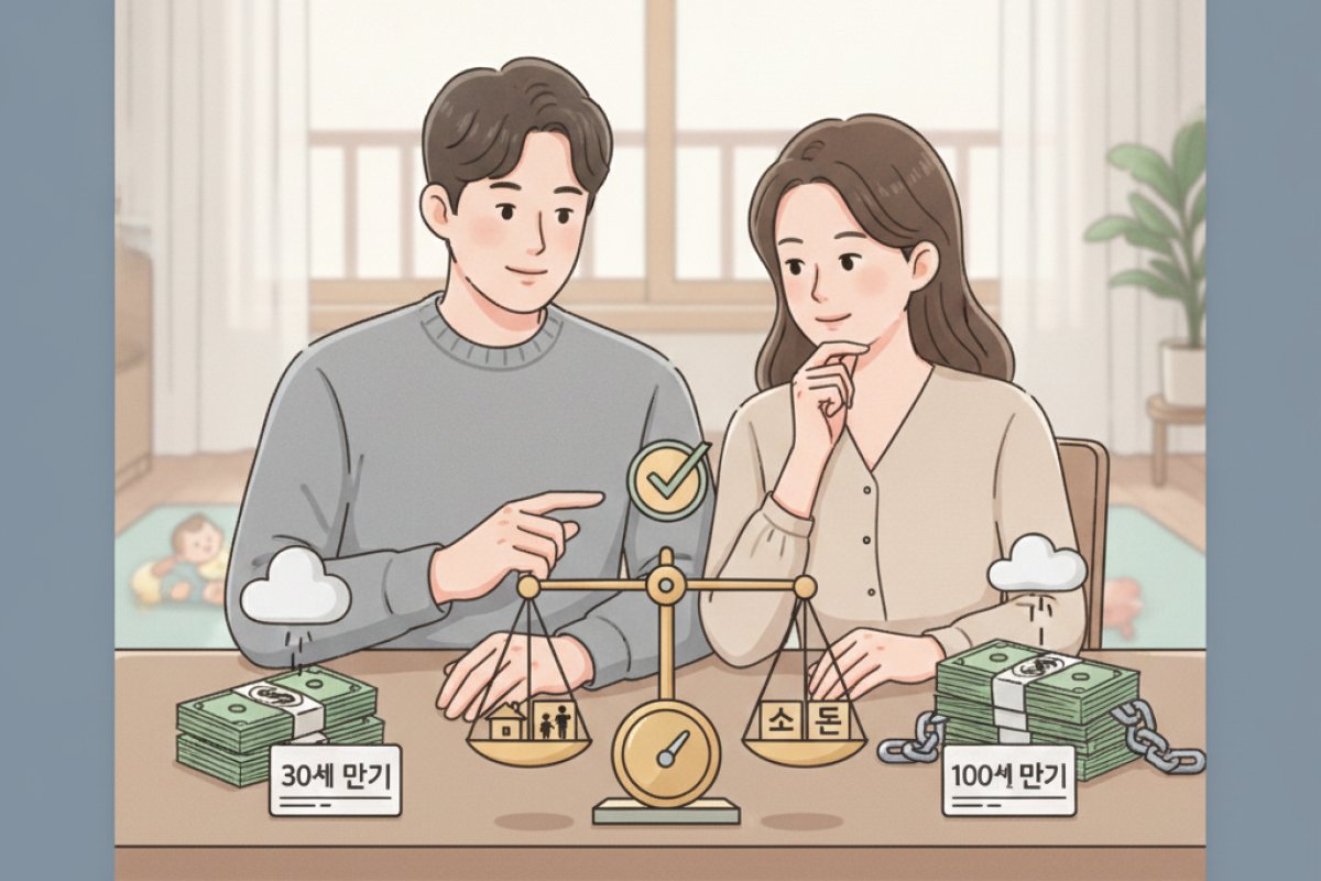 30세 만기 vs 100세 만기, 경제적 균형점을 찾는 합리적 설계법
