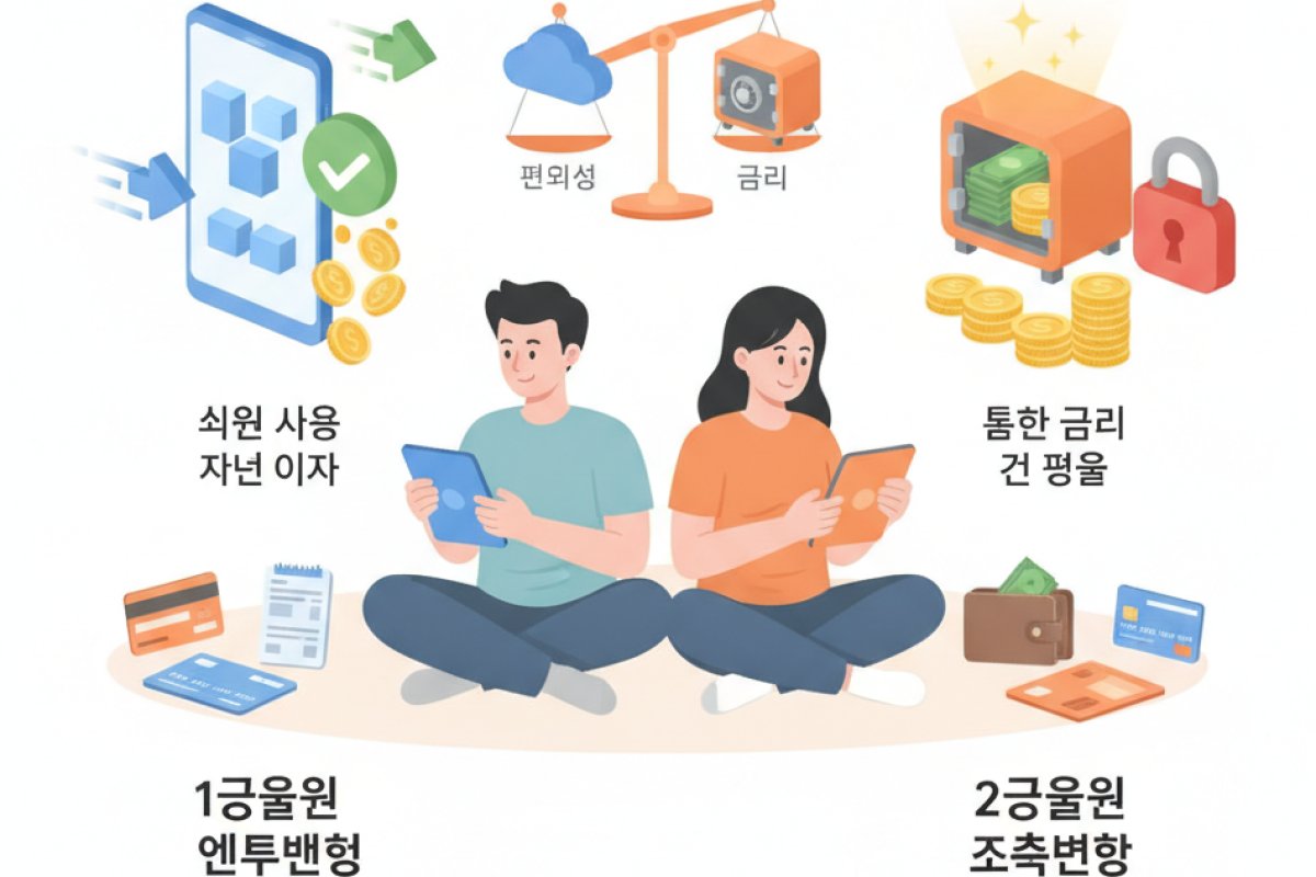 1금융권 인터넷은행과 2금융권 저축은행의 장단점 비교