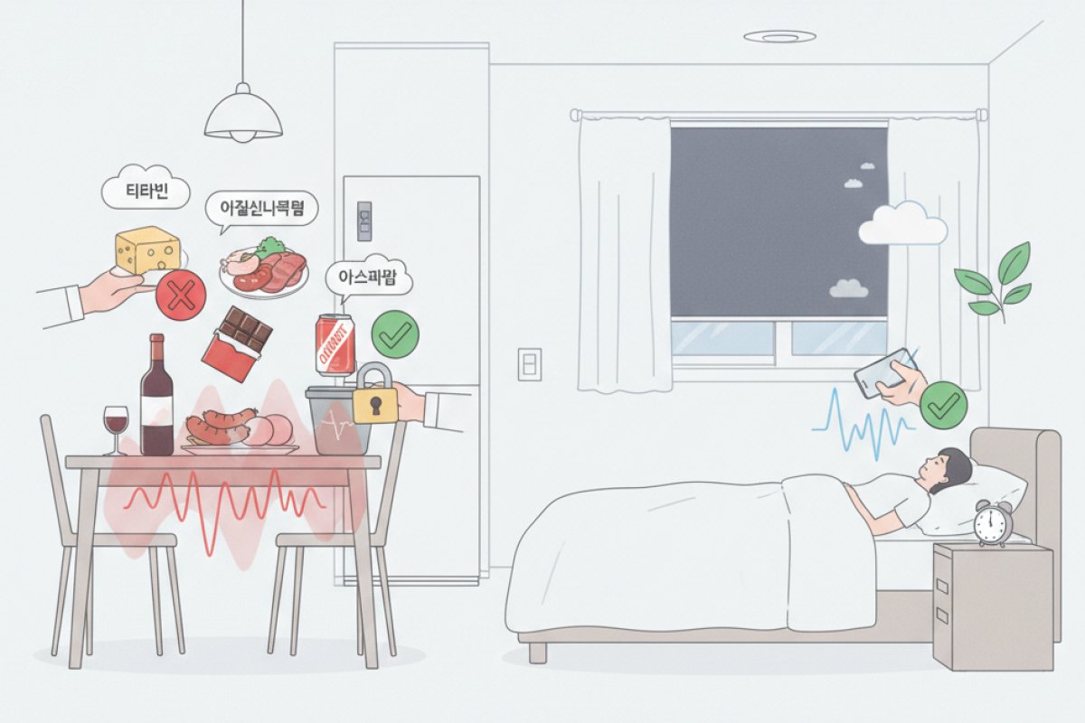 식탁과 수면 환경에서 유발 인자(Trigger) 제거하기