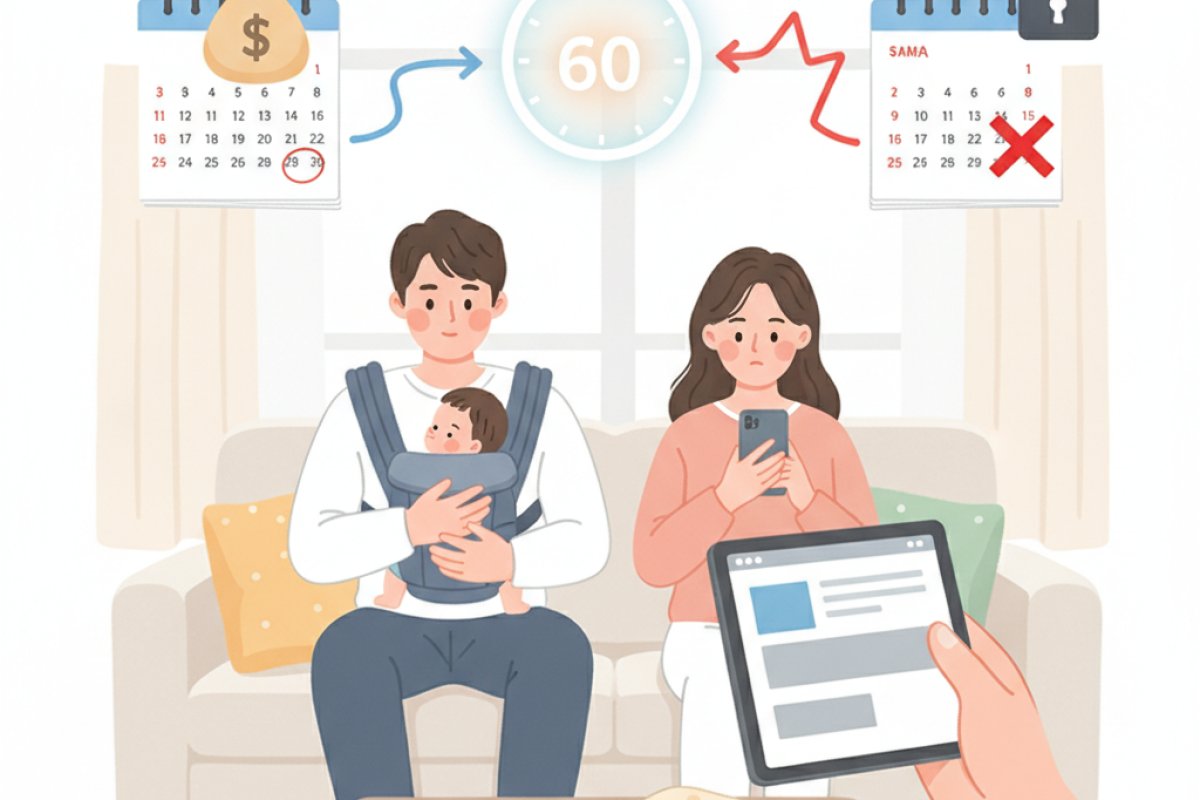 출생 후 60일 이내 신청 원칙과 소급 적용 유의점