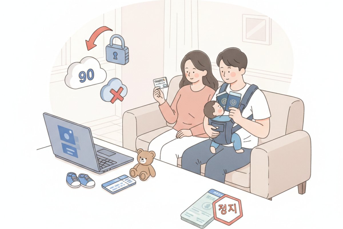 장기 해외 체류 시 일시 정지와 통장 명의 관리 유의점
