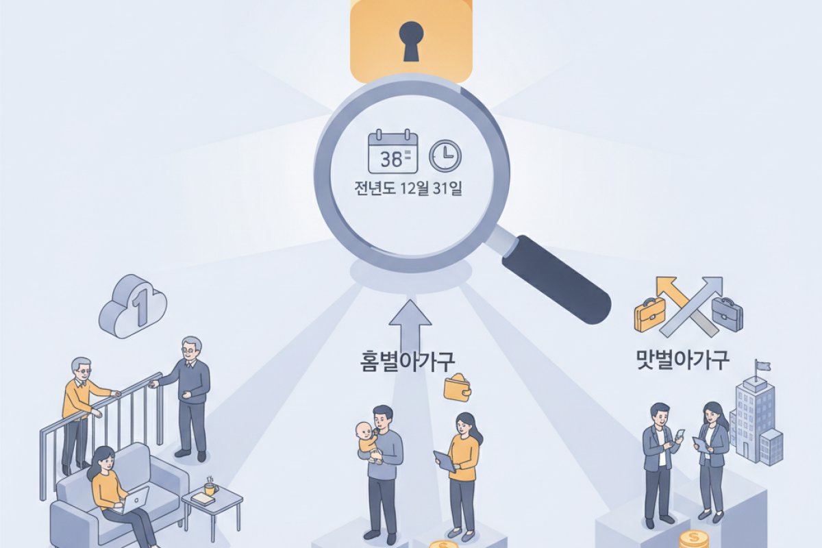 가구원 판정이 첫 단추인 이유: 단독·홑벌이·맞벌이의 실질적 경계선