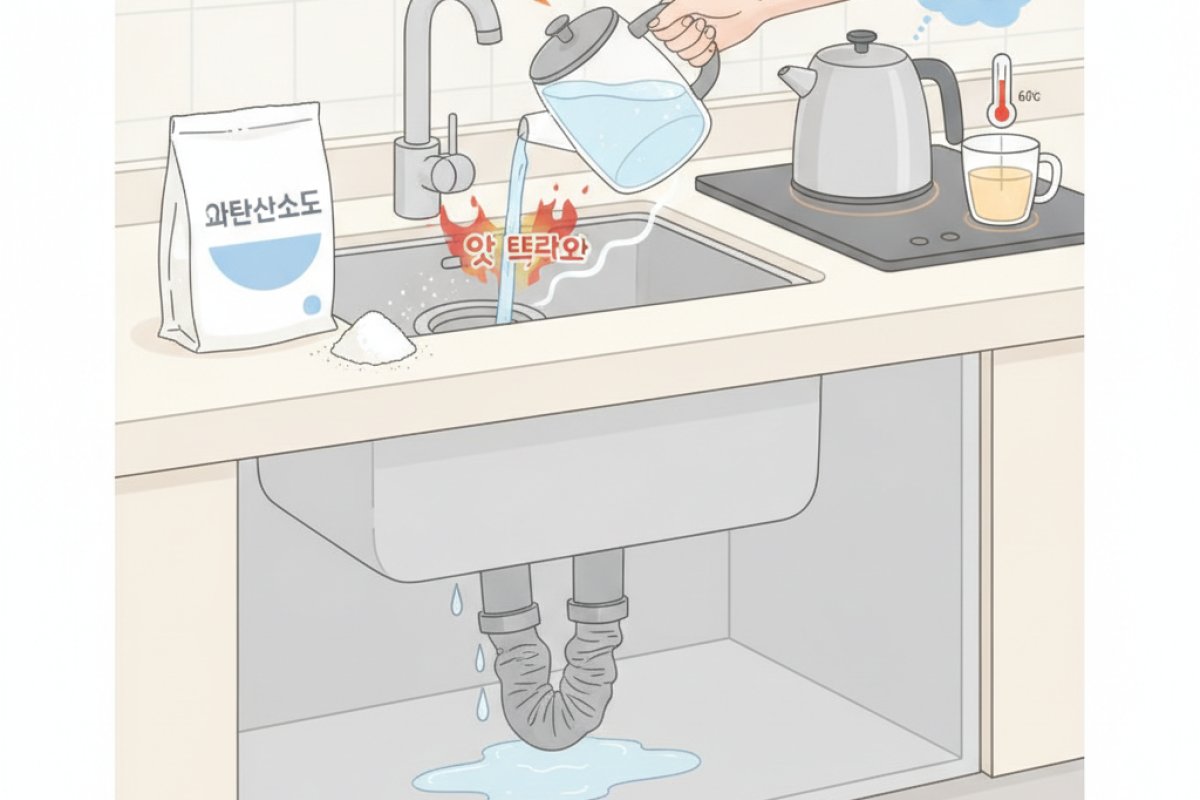 배관 손상 없이 찌든 때를 녹여내는 4단계 세척 실전 절차