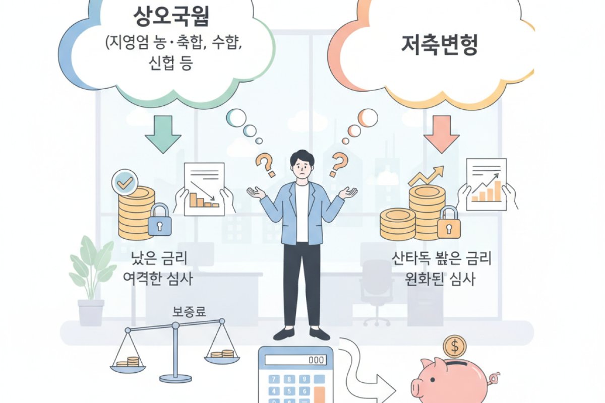 취급 기관군별 선택 기준과 실질 부담 보증료 계산법