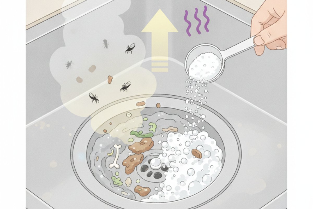 배수구 악취와 끈적한 슬러지가 생성되는 원리와 과탄산소다의 작용 기전